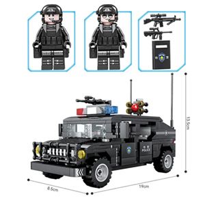 اسباب‌ بازی لگو پلیس و جیپ پلیس 431 قطعه KY67288_اسباب بازی لگو